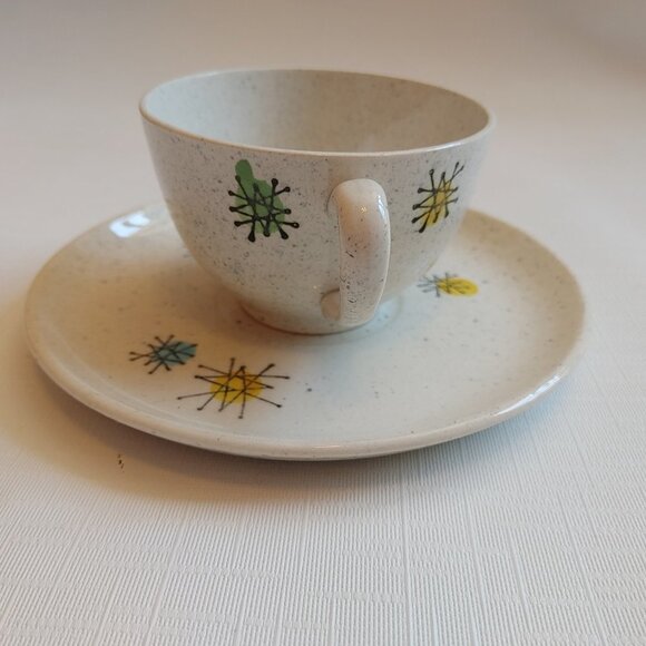 Atomic Starburst 'Les Etoiles' Tea Cup and Saucer - Picture 3 of 6
